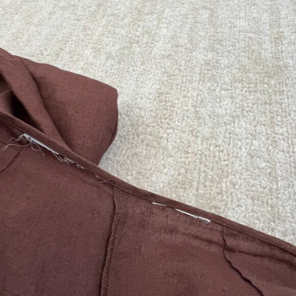 3 for $6 Summer Casual Boho Lace Up Brown Pants - Picture 2 of 10